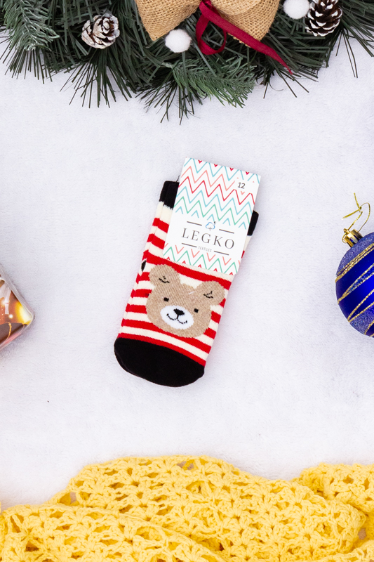 Шкарпетки дитячі "Новорічні" (зима)